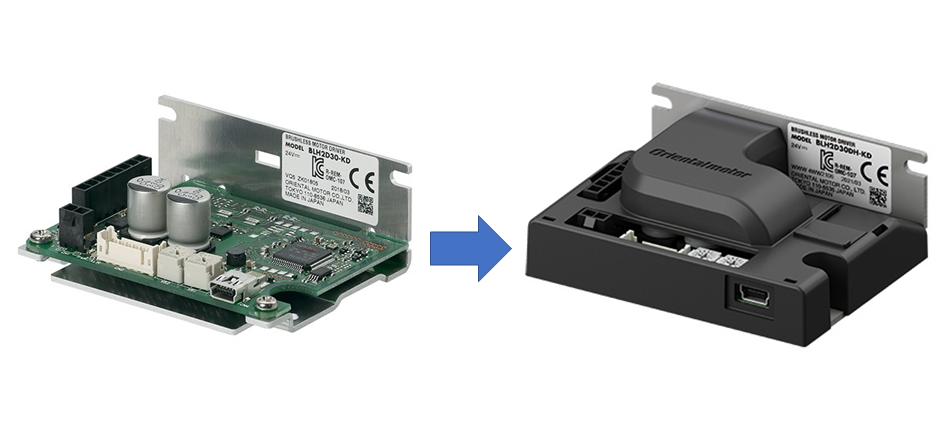 Brushless motor driver cover