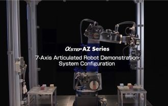 Robotic arm demo with absolutes stepper motors and actuator