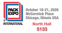 pack expo 2026 logo with booth number